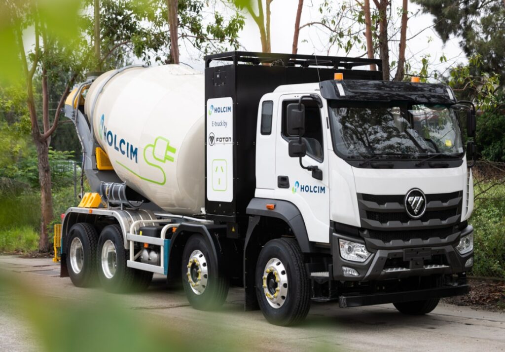 Holcim Australia and FMD partner to trial zero-emission concrete truck